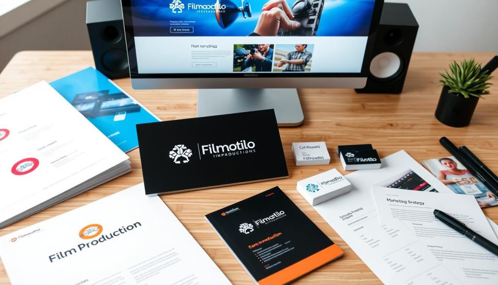 Film production company branding materials and marketing strategy documents Film production company branding materials and marketing strategy documents