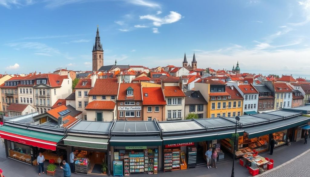 European entrepreneurial landscape with diverse business opportunities European entrepreneurial landscape with diverse business opportunities